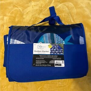 Mainstays Blue Fish Picnic Blanket
